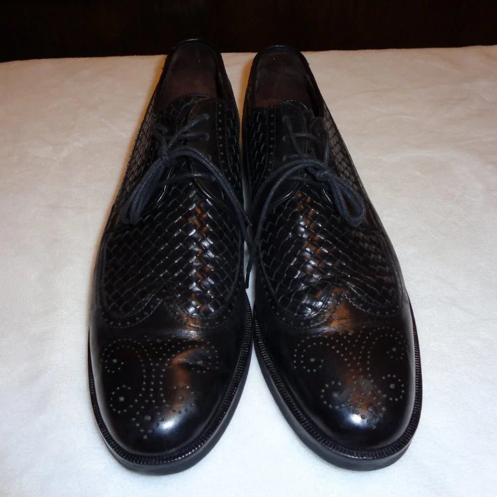 E.T. Wright Men's Size 10.5 Narrow Black Shoes